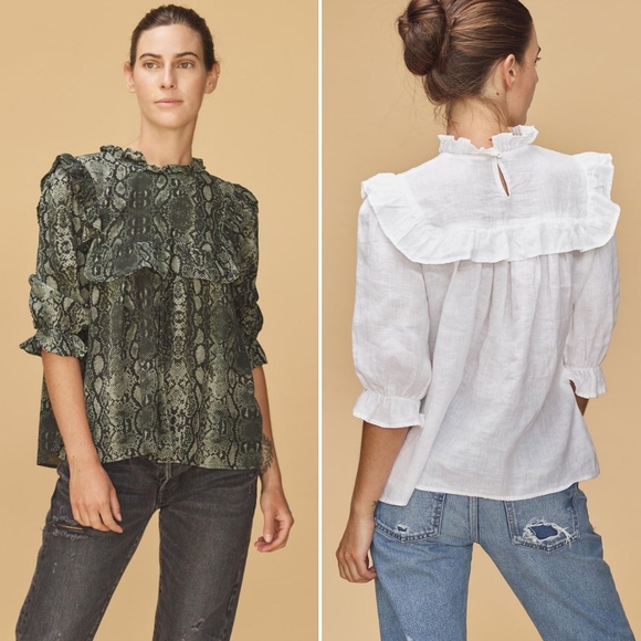 New acacia mid pacific leblon top S blouse top NWT - Picture 8 of 11